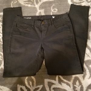 J Crew Black Toothpick Skinny Pants Sz 29